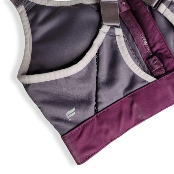Fabletics Zoe High Impact Sports Bra Front Zip Size Small - Picture 5 of 7